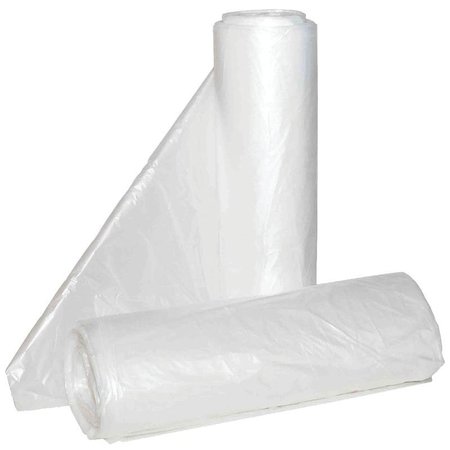 ALUF PLASTICS HiLene AntiMicrobial Can Liner, 43 x 48 in, 56 gal Capacity, HDPE, Clear HCR-434816C